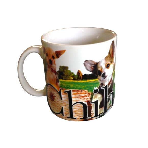 2007 Americaware Embossed Chihuahua Dog Coffee Mug - Picture 3 of 7